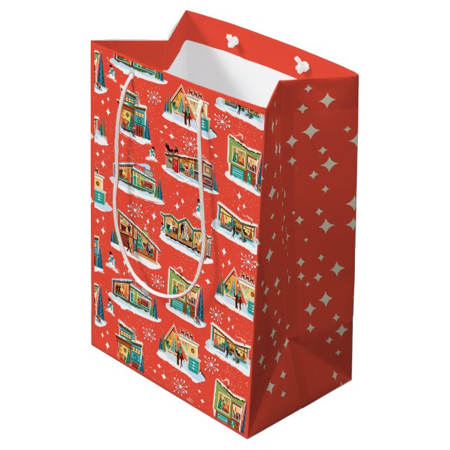 Maisons modernes du milieu du siècle Noël Sac cade (Dos Angle)