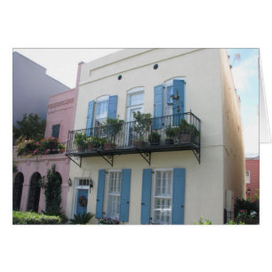 Maisons Rainbow Row, Carte Charleston SC