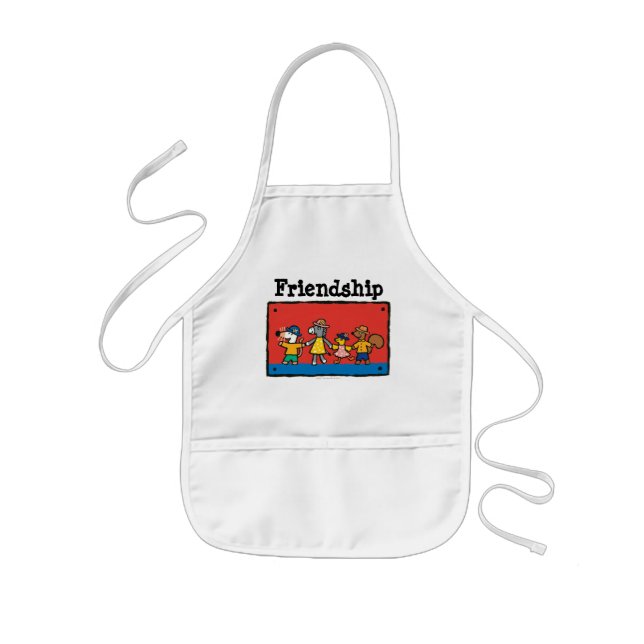 Maisy and Best Friends Hold Hands Kids Apron (Front)