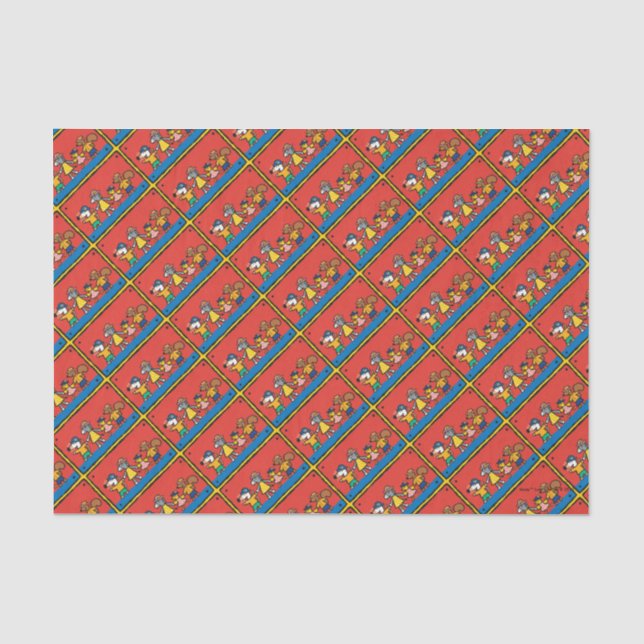 Maisy and Best Friends Hold Hands Tissue Paper (Front)