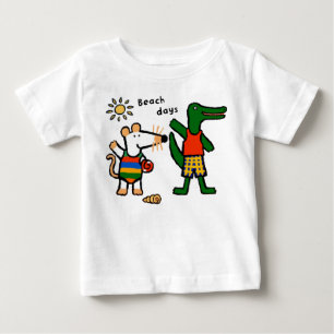 Maisy and Charley Beach Days Baby T-Shirt