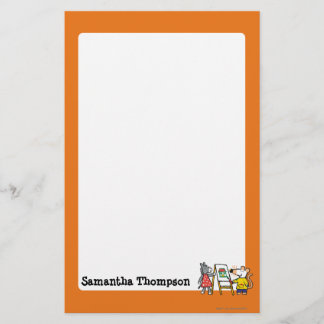 Maisy and Dotty Paint at Preschool Stationery