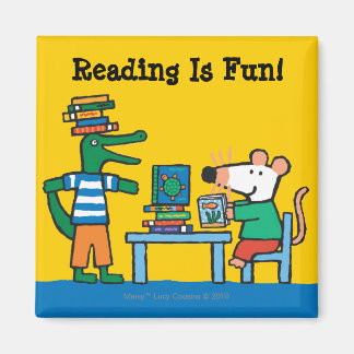 Maisy and Friends Enjoy the Library Magnet