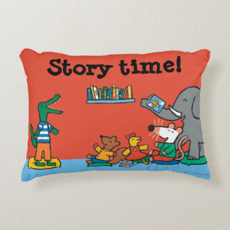 Maisy and Friends Laugh at Story Time Decorative Pillow