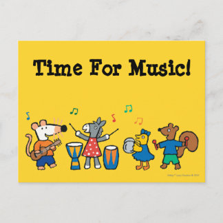 Maisy and Friends Play in the Band Postcard