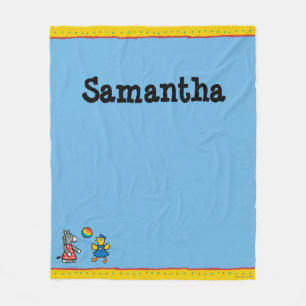 Maisy at Preschool with Friends on the Playground Fleece Blanket