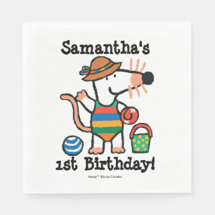 Maisy at the Beach Birthday Napkin