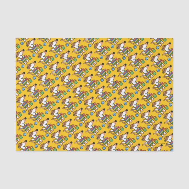 Maisy at the Beach Birthday Tissue Paper (Front)