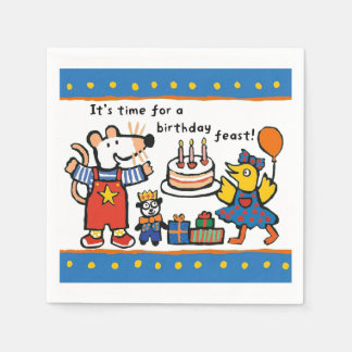 Maisy Birthday Feast Napkin