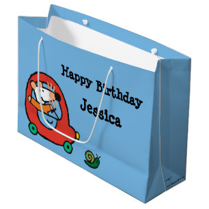 Maisy Drives a Cute Red Car Large Gift Bag
