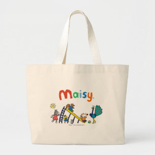Maisy on the Playground with Friends Large Tote Bag