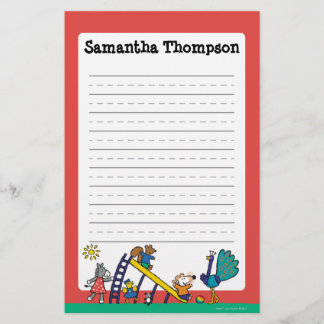 Maisy on the Playground with Friends Stationery