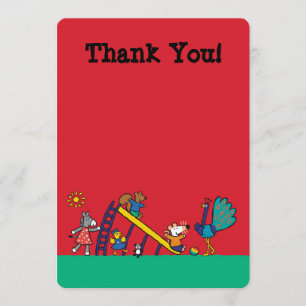 Maisy on the Playground with Friends Thank You Card