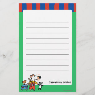 Maisy Ready for Vacation with Luggage Stationery