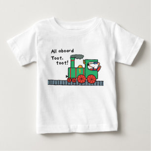 Maisy rides a Train Baby T-Shirt