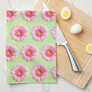 Maisy rose sur cuisine Mint Pastel / Serviette de