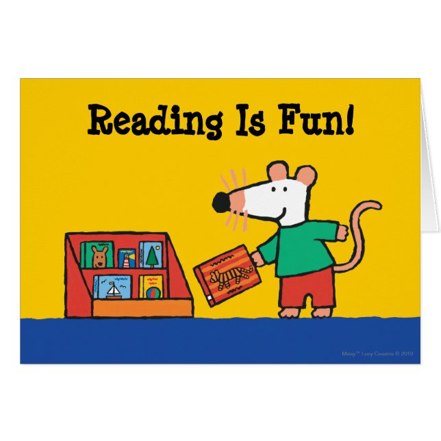 Maisy with Library Books (Front Horizontal)