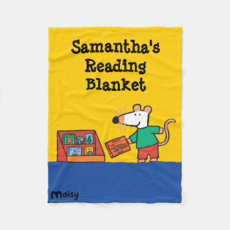 Maisy with Library Books Fleece Blanket