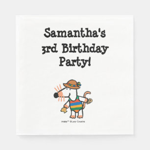 Maisy With Shells Birthday Napkin