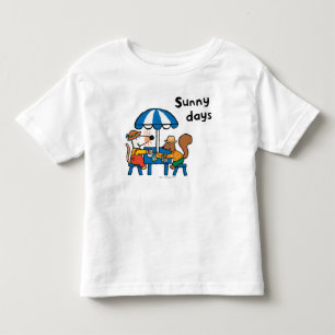 Maisy Writes Postcards under Blue Umbrella Toddler T-shirt