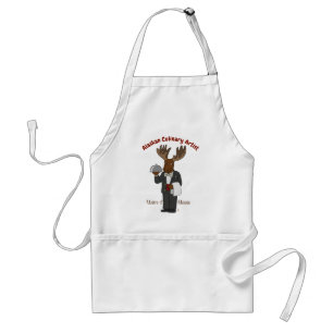 Maitre d' Moose Aprons for Adults