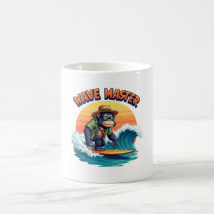 Maître de la vague 🦍 Funny Gorilla Surf Mug