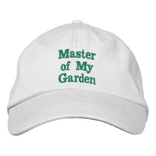 Maître de mon jardin, casquette brodé