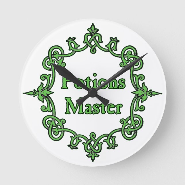 Maître des potions - Horloge murale #1 (Recto)