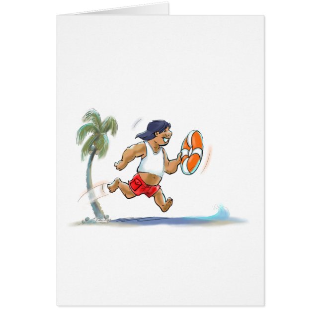 maître nageur hawaïen (Devant)