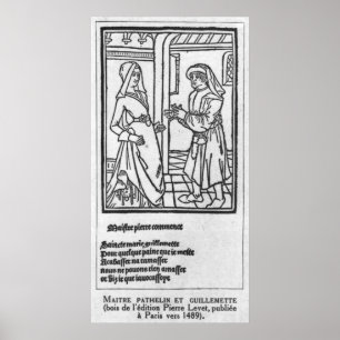 Maitre Pathelin and Guillemette Poster