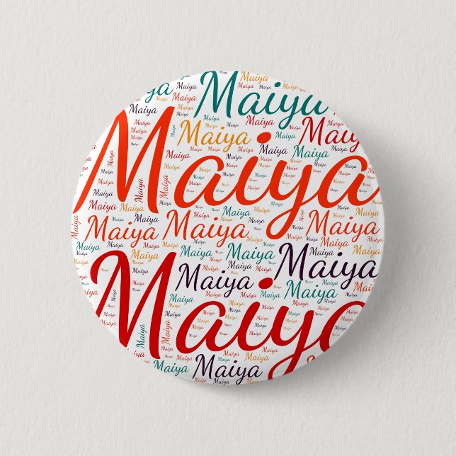 Maiya 2 Inch Round Button (Front)