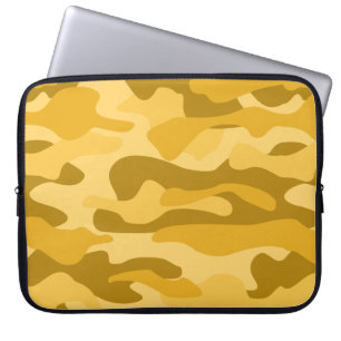 Maize Monocolor Camo Laptop Sleeve