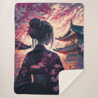 Maja Kirschblossom - Sherpadecke Sherpa Blanket