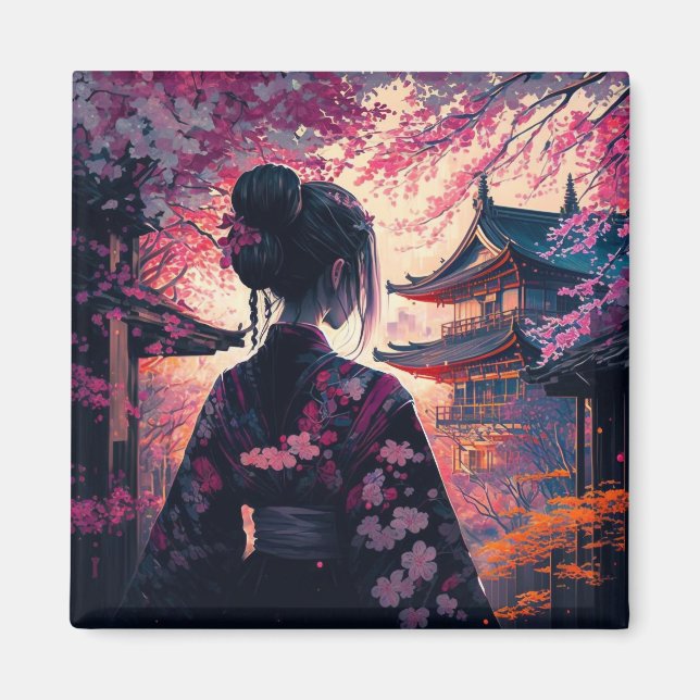 Maja Kirschblüten - Magnet (Front)