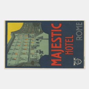 Majectic Rome Hotel Sticker