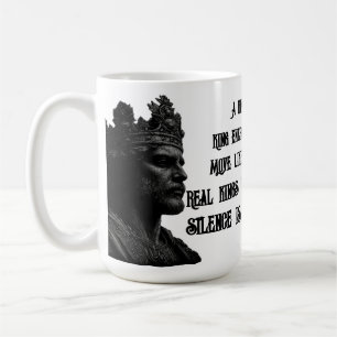 « Majesté Royale Mug Roi Blanc Puissance À Chaque 