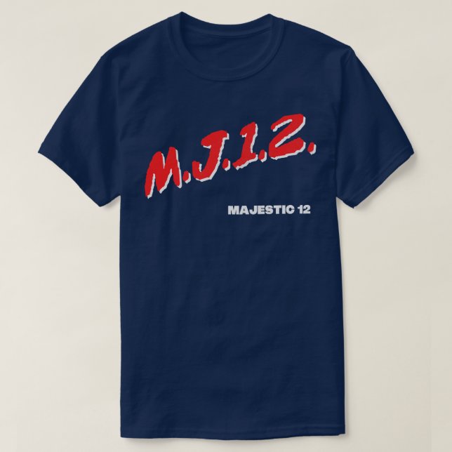 Majestic 12 MJ12 T-Shirt (Design Front)