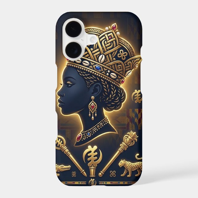 Majestic African queen portrait  (Verso)