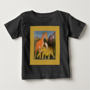 Majestic African Wildlife: A Beautiful Painting. Baby T-Shirt