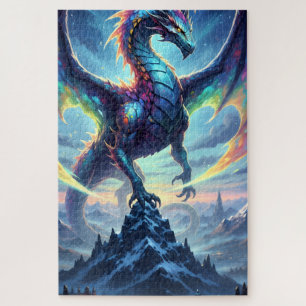 Majestic and Colorful Dragon Jigsaw Puzzle