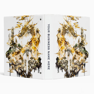 Majestic Asian Mythology Dragon Temple Fantasy Binder