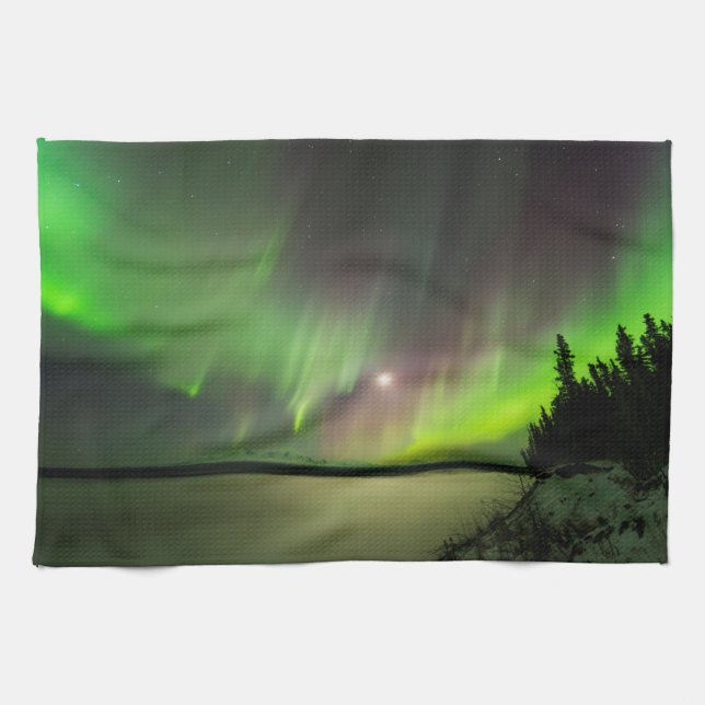 Majestic Aurora Kitchen Towel (Horizontal)