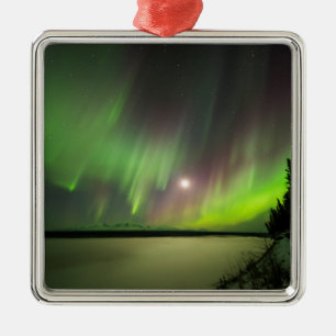 Majestic Aurora Metal Ornament