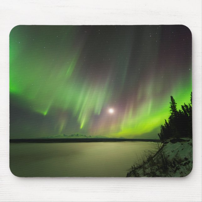 Majestic Aurora Mouse Pad (Front)