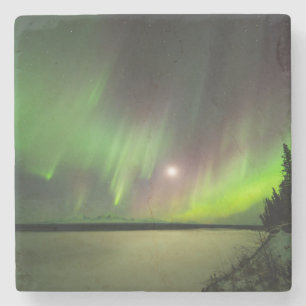 Majestic Aurora Stone Coaster