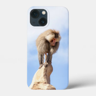 Majestic Baboon on Mountain Peak iPhone 13 Mini Case