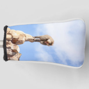 Majestic Baboon on Mountain Peak Golf Head Cover