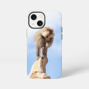 Majestic Baboon on Mountain Peak iPhone 13 Mini Case