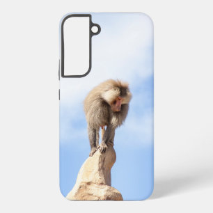 Majestic Baboon on Mountain Peak Samsung Galaxy Case
