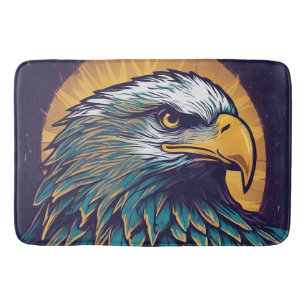 Majestic Bald Eagle Bath Mat